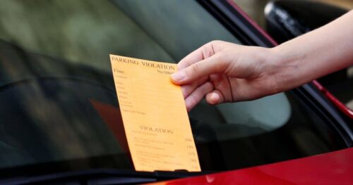 Parking violation ticket
